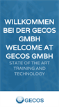 Mobile Screenshot of gecos.at